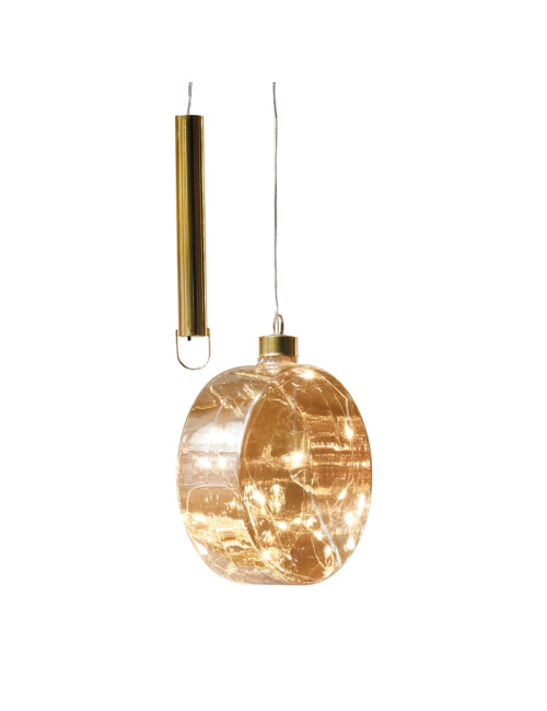 DECORATION DISCO C/LED APPENDIBILE ATMOSFERA VETRO | Brandani