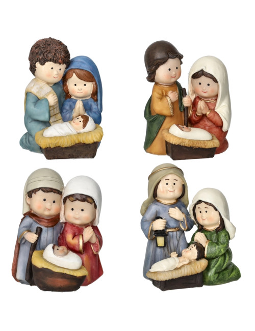 LA NATIVITA' SOGGETTI ASSORTITI RESINA DISPLAY 8 PZ | Brandani