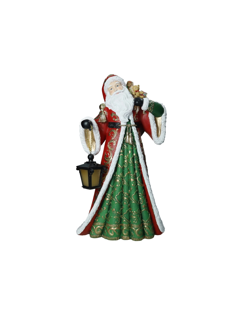 BABBO NATALE CON LANTERNA C/LED RESINA | Brandani BABBO NATALE CON LANTERNA C/LED RESINA | Brandani