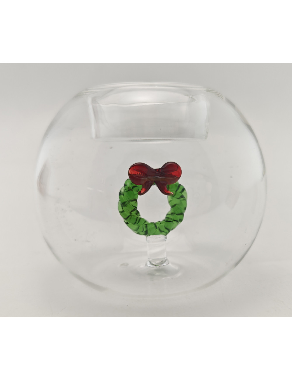 DECORATION C/PORTA TEALIGHT SOGGETTI ASSORTITI VETRO DISP 6 | Brandani