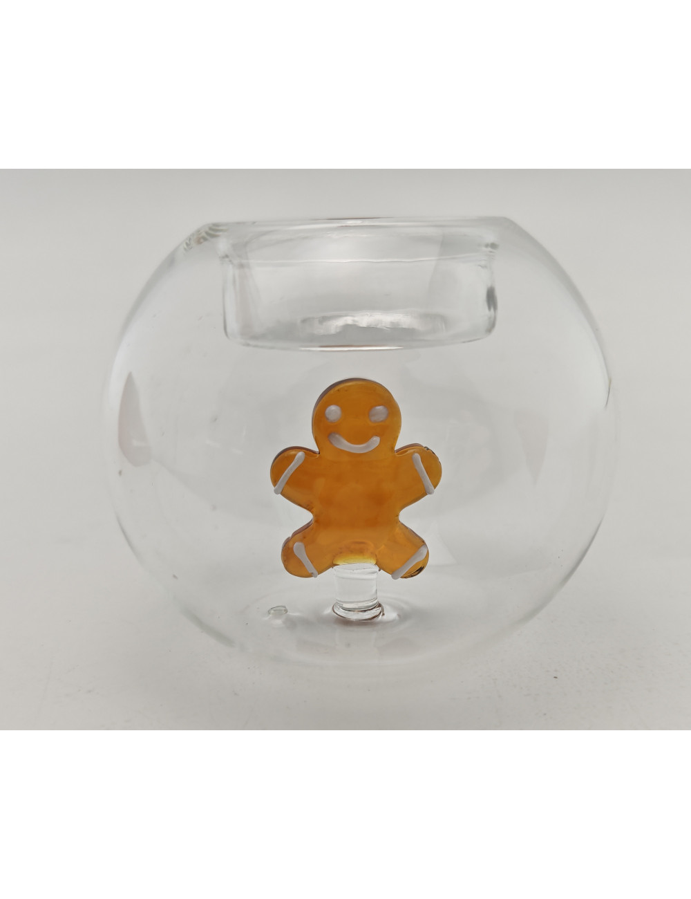 DECORATION C/PORTA TEALIGHT SOGGETTI ASSORTITI VETRO DISP 6 | Brandani