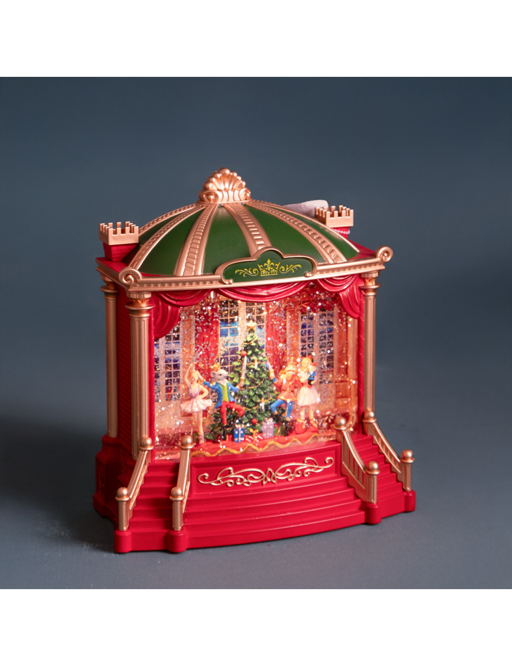 PALCOSCENICO C/LED MUSICA E MOVIMENTO RESINA | Brandani PALCOSCENICO C/LED MUSICA E MOVIMENTO RESINA | Brandani