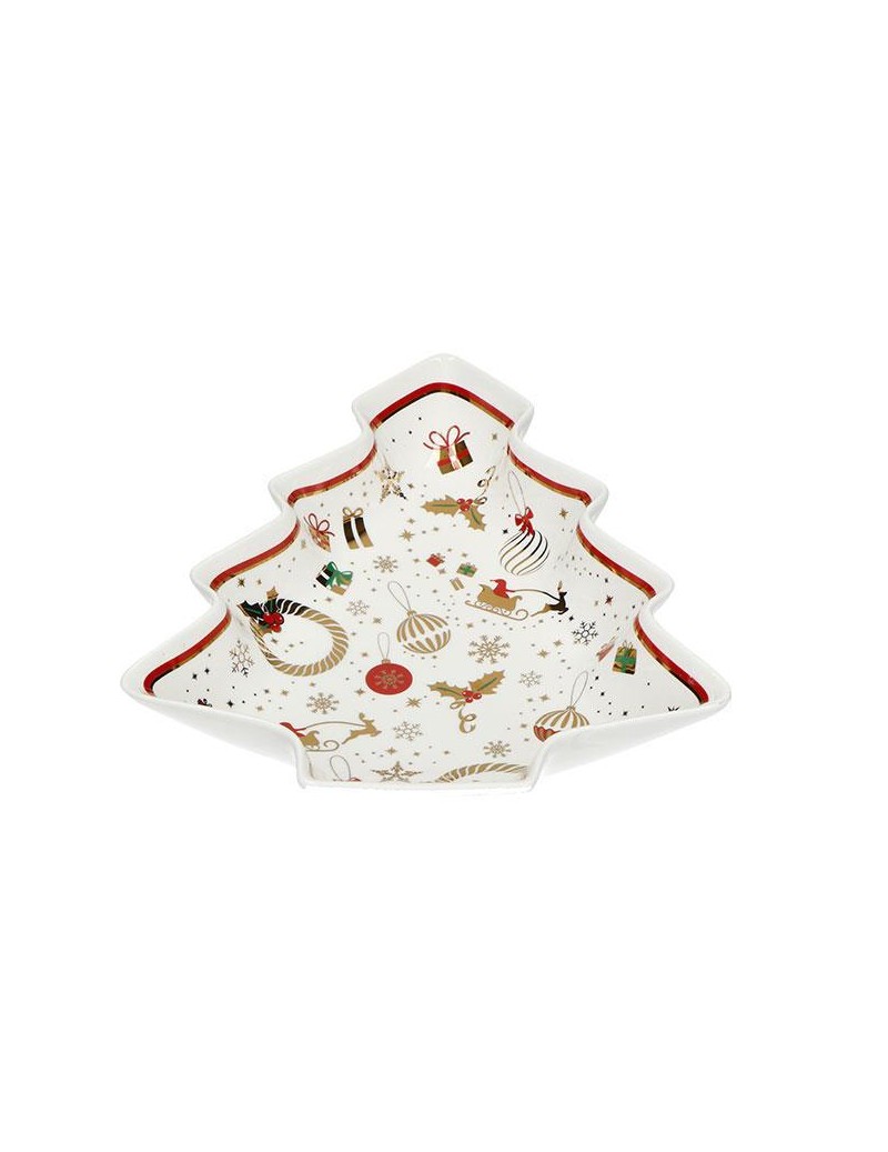 ALLELUIA TREE NEW BONE CHINA HORS D'OEUVRE TRAY