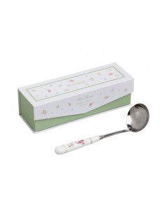 NONNA ROSA STAINLESS STEEL MINI SERVER WITH CERAMIC HANDLE