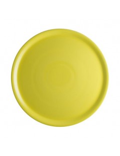 YELLOW PIZZA PLATE PORCELAIN