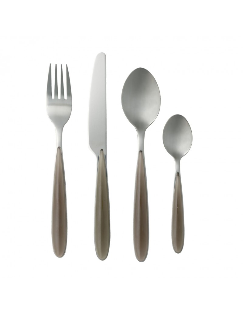 DOVE GREY 16 PC STAINLESS STEEL CUTLERY SET