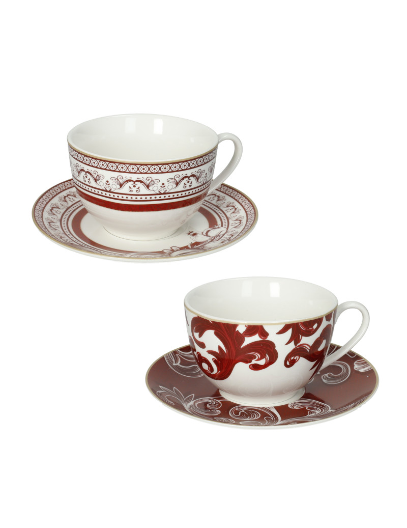 TAZZA THE' ROYAL RED SET 2...