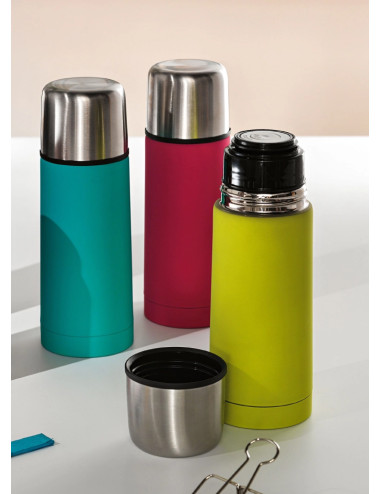 THERMOS 350ML CON VERSATORE ACQUA STOP E TAPPO CONTENITORE  | Brandani