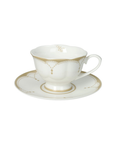 TAZZA THE GOLDEN EYE SET 2 PZ NEW BONE CHINA | Brandani